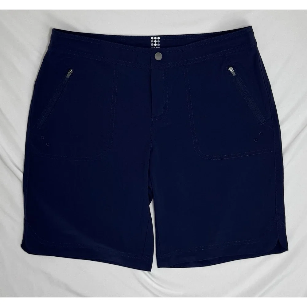Title Nine Rouge Long Swim Shorts Hiking Outdoor Women's Size 8 Lot Of 2 - Picture 9 of 16